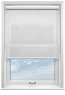 Pompeii Voile, Lace - Twist&Fit Roller Blind